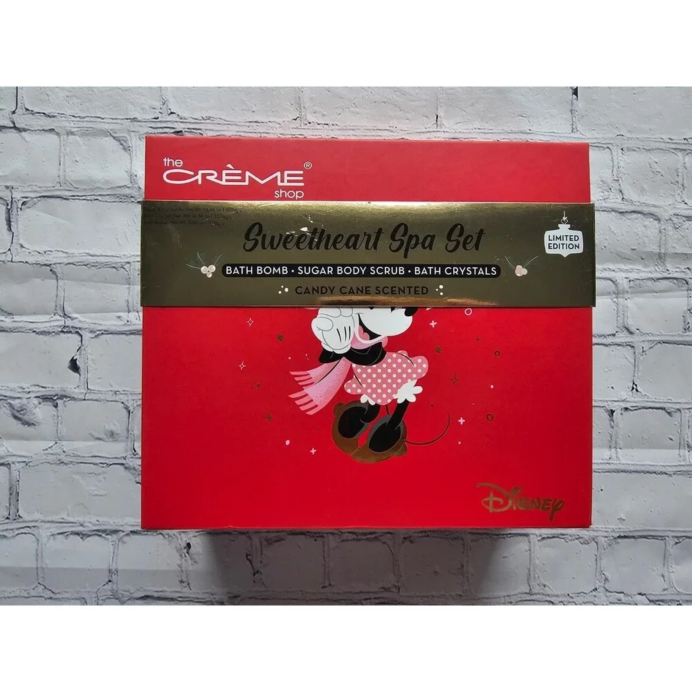 Disney‎ Minnie Mouse The Crème Shop Sweetheart Spa Gift Set Limited Edition New